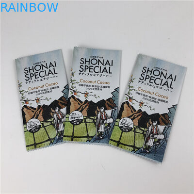 초콜렛/에너지바 포장을 위한 뒤 밀봉 주문을 받아서 만들어진 부대 음식 급료 플라스틱 그라놀라 막대기 포장지