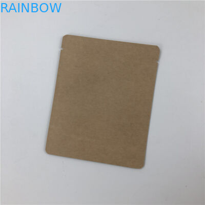 알루미늄 처리 된 방수 식품 포장 3면 씰 크래프트 종이 봉투 드립 플리터 식품 학년 식품 패킷