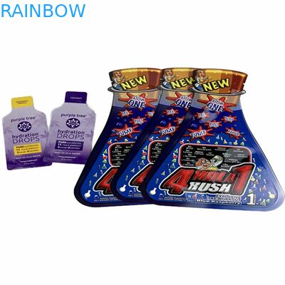 특별한 모양의 사용자 정의 인쇄 Mylar 소프트 터치 플라스틱 팩 델타 8 식용 파우치 화장품 크림 샴푸 향낭