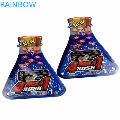 디지털 인쇄 사용자 정의 모양 코코넛 오일 향 주머니 Mylar 음식 플랫 가방 잡초 꽃에 대 한 스낵 캔디 파우치