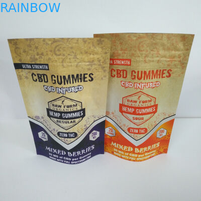 150mg THC CBD 설탕 Doypack 사탕 Gummies 포장 주머니 사탕 Gummies 포장 주머니