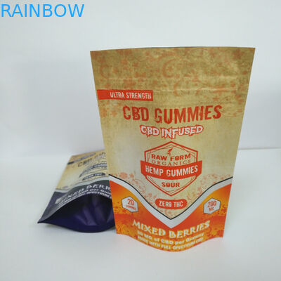 150mg THC CBD 설탕 Doypack 사탕 Gummies 포장 주머니 사탕 Gummies 포장 주머니