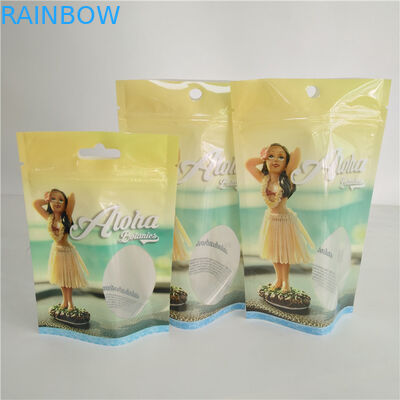 사용자 지정 인쇄 대마 오일 은색 호일 Mylar 잡초 Vape 펜 팩 Gummies 캔디 파우치 CBD 캡슐 포장 가방