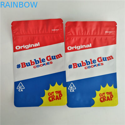 사용자 지정 인쇄 대마 오일 은색 호일 Mylar 잡초 Vape 펜 팩 Gummies 캔디 파우치 CBD 캡슐 포장 가방