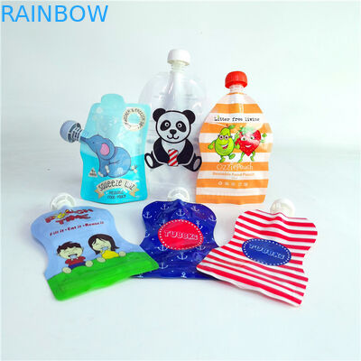 wholesale 플라스틱 액체 증거 주둥이 주머니 주스 액체 식품 파우치 포장에 대한 Mylar 가방 모양의 마일라 가방