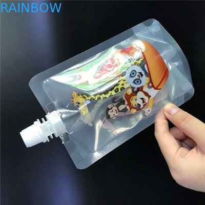 주스 이유식 우유 차 식품 파우치 포장 패킷에 대한 플라스틱 액체 증거 주둥이 파우치 mylar 가방 도매 도매