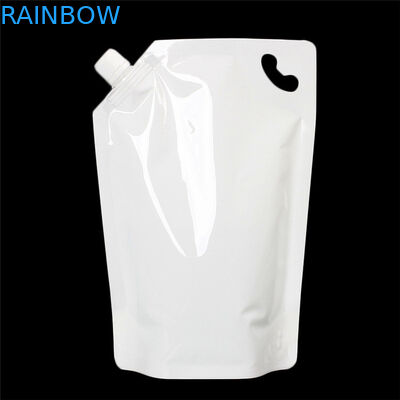 누출 방지 적층 플라스틱 액체 비누 패키지 스파우트 파우치