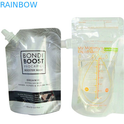 CMYK 팬톤 스파우트 파우치 백 240mic 그라비아 스탠드업 스파우트 파우치