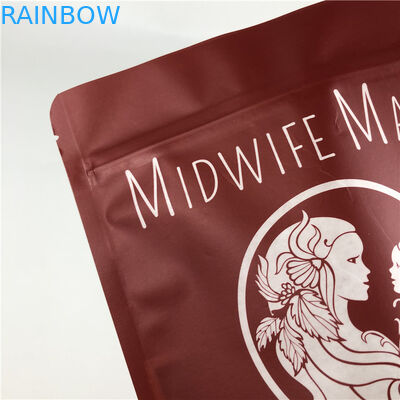 알루미늄 식품 포장 가방 매트 효과 플라스틱 적층 스탠드 업 차 혼합 야채 파우치 파우치