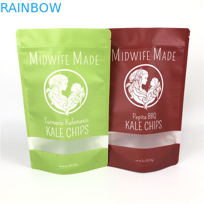 Ziplock 팩 플라스틱 유기농 사용자 정의 패킷 파우치 말차 초본 건조 과일 혼합 야채 칩 포장 비닐 봉투