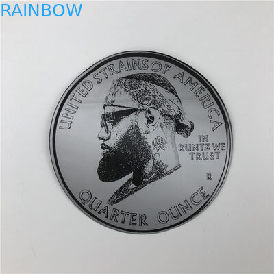 소프트 터치 플라스틱 3.5g 팩 Mylar 가방은 지플락 원형 7g 쿠키 파우치로 불규칙한 파우치를 잘라냅니다.