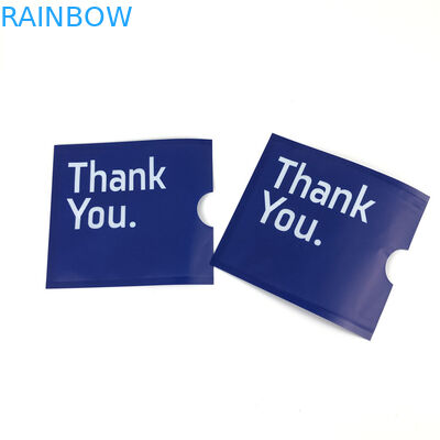 도매 인쇄 주문 모양 플라스틱 광택이 없는 Opp 열 밀봉 주문 삽입 카드 Mylar 포장 부대