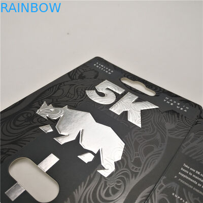 200mic 알약 디스플레이 카드 남성 향상 성능 RHINO 8 11 25 CMYK