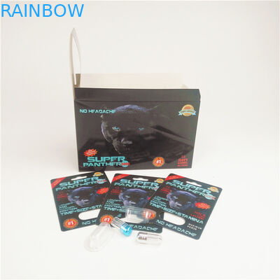 Rhino 7 Platinum 3D 알약 포장 카드 상자 Blister Mamba Pather