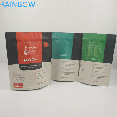 매트 VMPET 냄새 방지 지퍼 파우치 CMYK Pantone 240 마이크론