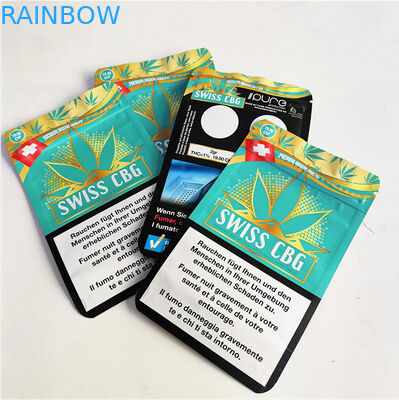 음식 Runtz Mylar 지플락 부대 식용 포장 Uv 반점 MOPP CMYK 사진 요판