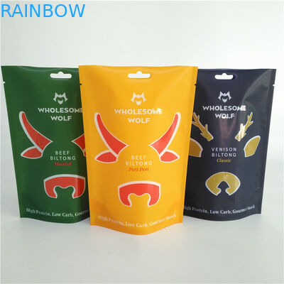 VMPET 요판 인쇄 마일라 플라스틱은 110 마이크론 히트 실 CMYK를 파우치에 넣습니다