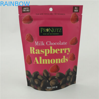 VMPET CMYK 식용인 플라스틱 파우치 열기는 초콜릿 핵심 칩 1.2C를 밀봉했습니다