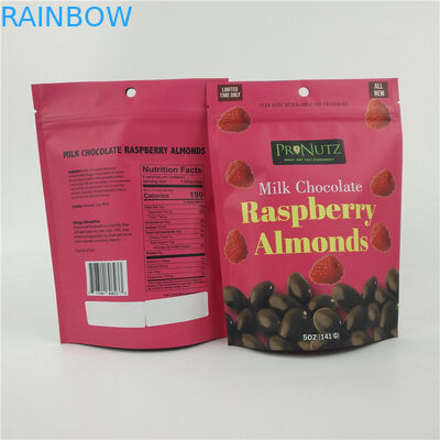 VMPET CMYK 식용인 플라스틱 파우치 열기는 초콜릿 핵심 칩 1.2C를 밀봉했습니다