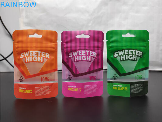 CBD 사탕 식품은 마일라 봉지 플라스틱 패키징하는 냄새 증명을 견딥니다