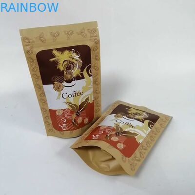 출력된 지플록식 알루미늄 호일 마일라 가방 100 마이크 140 마이크 CMYK 요판 인쇄