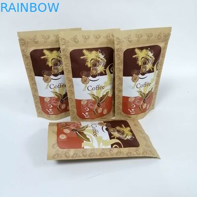 출력된 지플록식 알루미늄 호일 마일라 가방 100 마이크 140 마이크 CMYK 요판 인쇄