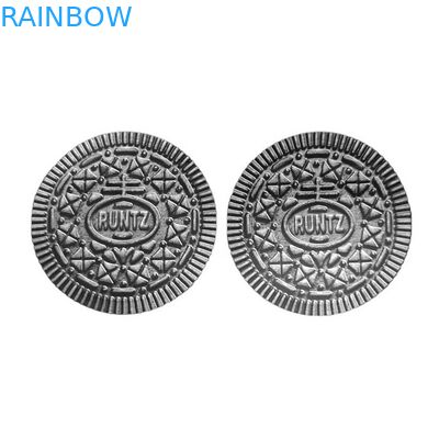 쿠키 라운드 형상 마일라 알루미늄 호일 백 재밀봉할 수 있는 식용인 3.5g 다이 컷