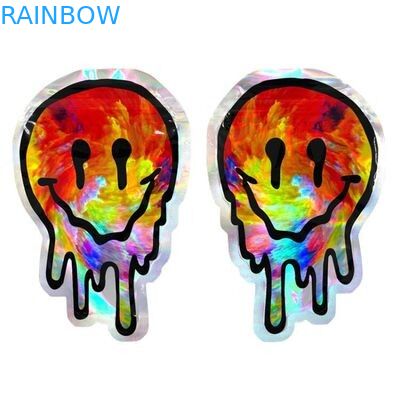 패키징하기 위한 불규칙한 형태 3.5g 식용인 마일라 플라스틱 백 냄새 증명 마일라 봉투