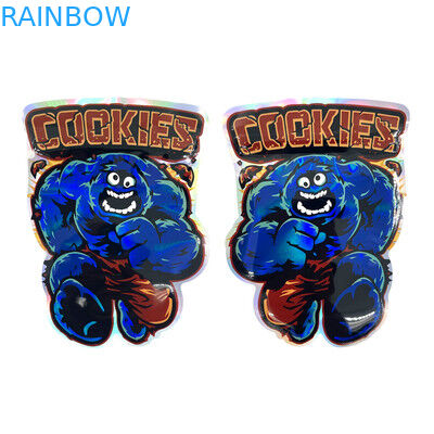 어수룩한 사람 마일라 금속 박막 작은 팁은 지플록식인 것과 함께 형성하여진 라운드를 다이 컷합니다