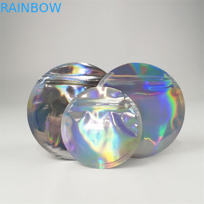 주문 제작된 프린팅 식용인 라운드는 3.5g 7g를 패키징하는 플라스틱 파우치를 형성했습니다