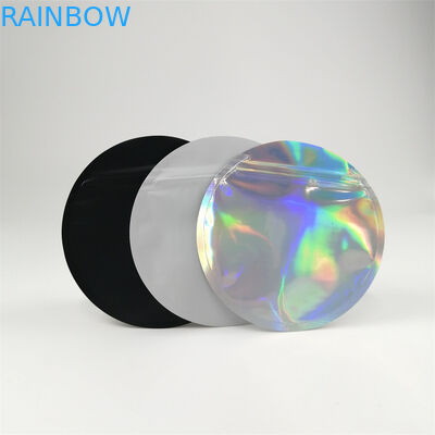 주문 제작된 프린팅 식용인 라운드는 3.5g 7g를 패키징하는 플라스틱 파우치를 형성했습니다