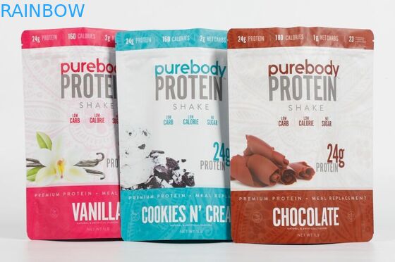 식품을 위해 팁 위로 지플록식 입지를 패키징하는 주문 제작된 식용인 마일라 플라스틱 파우치