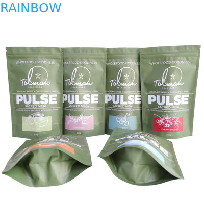 식품을 위해 팁 위로 지플록식 입지를 패키징하는 주문 제작된 식용인 마일라 플라스틱 파우치