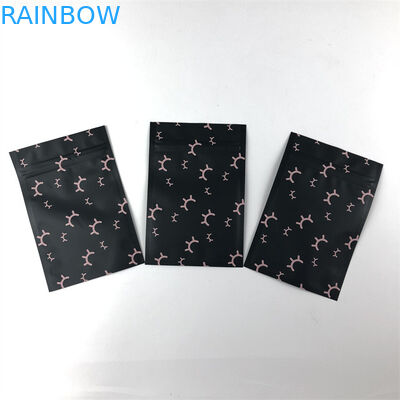 재밀봉할 수 있는 마일라 알루미늄 호일 지프 잠금 장치 플라스틱 백 3 사이드 씰