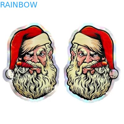 원 불규칙한 재밀봉할 수 있는 다이는 캔디 팁 맞춘 모양 마일라 가방 3.5G 7G를 줄였습니다