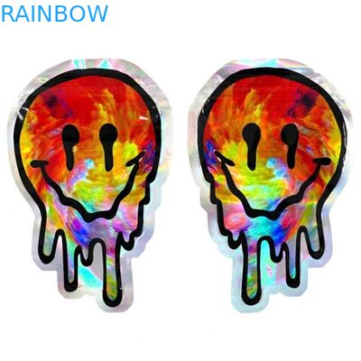 원 불규칙한 재밀봉할 수 있는 다이는 캔디 팁 맞춘 모양 마일라 가방 3.5G 7G를 줄였습니다