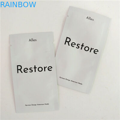 환기 봉인한 화장품은 패키징 샤쉐 플래트 파우치 마일라 금속 박막 3 측면 실 백을 샘플링합니다