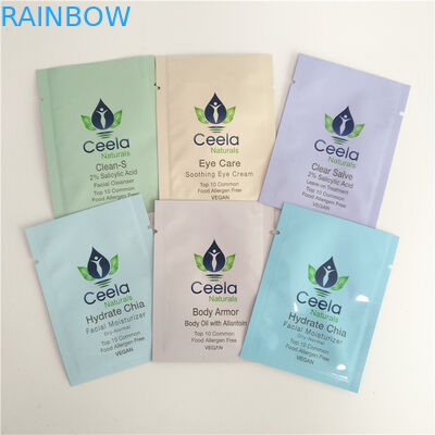 지퍼 비어 있는 포일 커피 차 정제 샤쉐로 패키징하는 작은 크라프트 지 화장용 팁