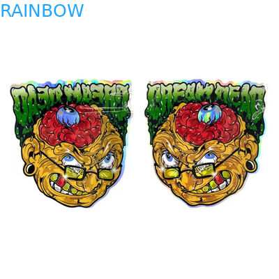 불규칙한 재밀봉할 수 있는 지프 잠금 장치 마일라 봉투 캔디 플라스틱 파우치