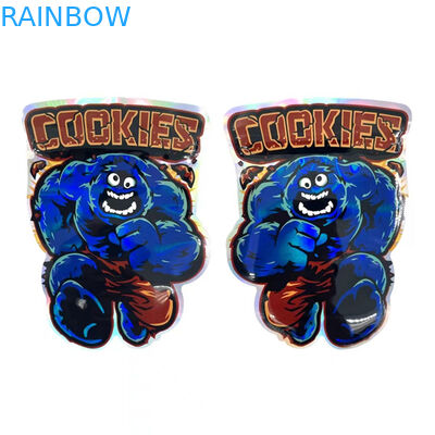 불규칙한 재밀봉할 수 있는 지프 잠금 장치 마일라 봉투 캔디 플라스틱 파우치