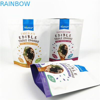 마일라 봉지 3.5g 플라스틱 PE 50 - 200개 마이크론 두께 위로 커피 CBD 입지