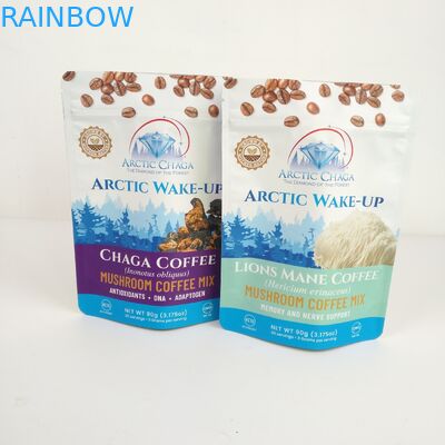 마일라 봉지 3.5g 플라스틱 PE 50 - 200개 마이크론 두께 위로 커피 CBD 입지