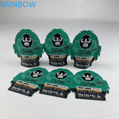 불규칙한 모양은 냄새 증명 마일라 3.5g 7g 14g 28g 어수룩한 사람 지플록식 마일라 가방을 적층했습니다