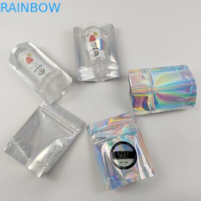 재밀봉할 수 있는 어린이에게 안전한 지플록식 패키징 테플론제 백은 식품을 위해 뒤로 식용인 앞 포일을 깨끗이 합니다