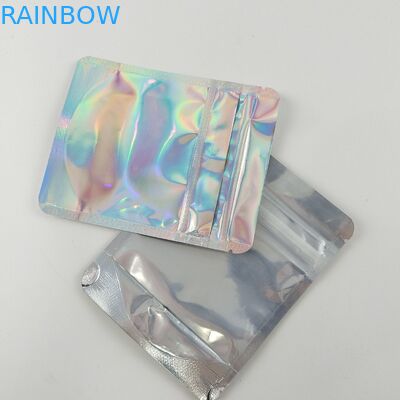 재밀봉할 수 있는 어린이에게 안전한 지플록식 패키징 테플론제 백은 식품을 위해 뒤로 식용인 앞 포일을 깨끗이 합니다