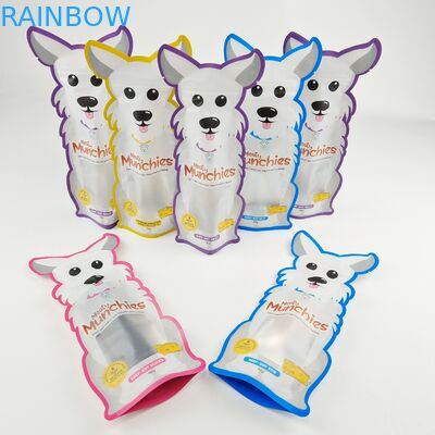 식품 등급 유일한 모양 포일 패키징 테플론제 백 디지털 프린팅 다이 컷은 지퍼 팁을 견딥니다