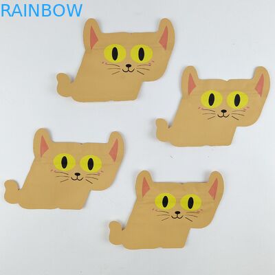 봉지를 패키징하는 플라스틱 모양이 형성된 지플록식 마일라 봉지 어린이에게 안전한 디지털 인쇄 불규칙한 포일