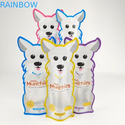 봉지를 패키징하는 플라스틱 모양이 형성된 지플록식 마일라 봉지 어린이에게 안전한 디지털 인쇄 불규칙한 포일