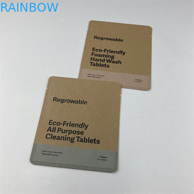 재사용할 수 있는 PLA 퇴비성 샤쉐가 백을 평탄화한 디지털 인쇄된 OEM은 크린징 패드를 구성합니다