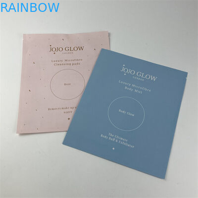 재사용할 수 있는 PLA 퇴비성 샤쉐가 백을 평탄화한 디지털 인쇄된 OEM은 크린징 패드를 구성합니다